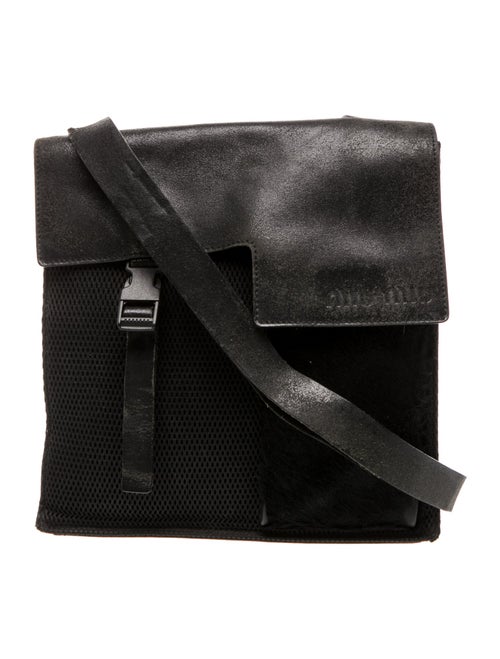 Miu Miu Leather Messenger Bag