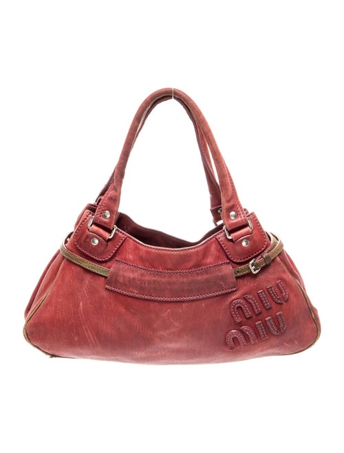 Miu Miu Leather Top Handle Bag