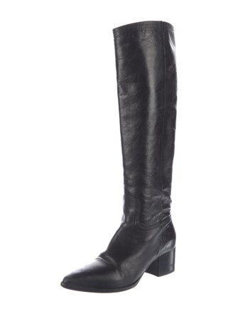 Miu Miu Leather Riding Boots
