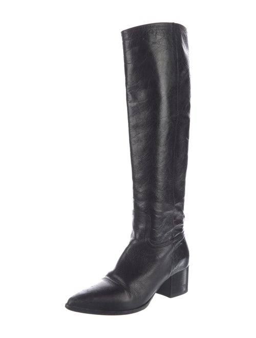 Miu Miu Leather Riding Boots