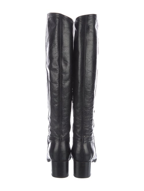 Miu Miu Leather Riding Boots