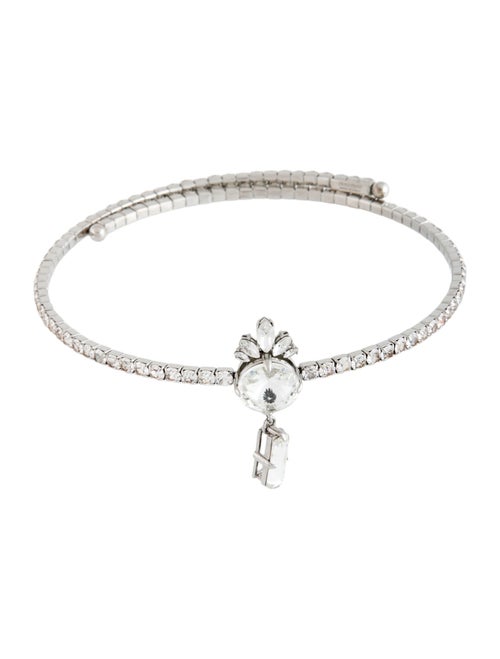 Miu Miu Crystal Embellished Choker Necklace