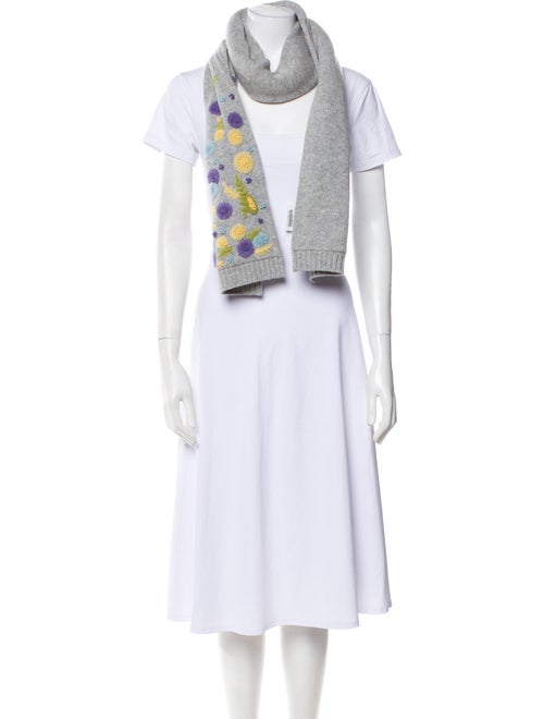 Miu Miu Virgin Wool Printed Scarf