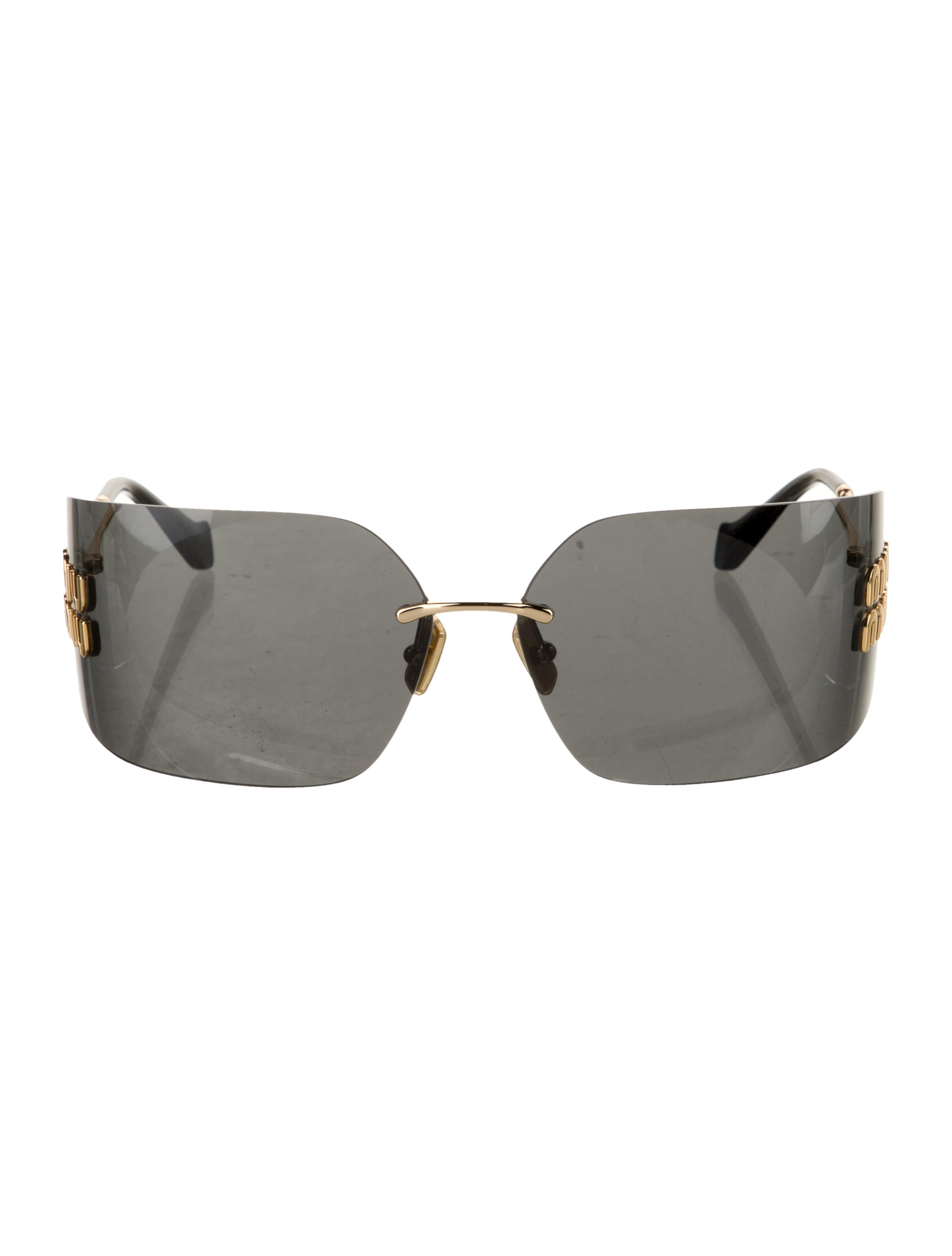Miu Miu Oversize Tinted Sunglasses