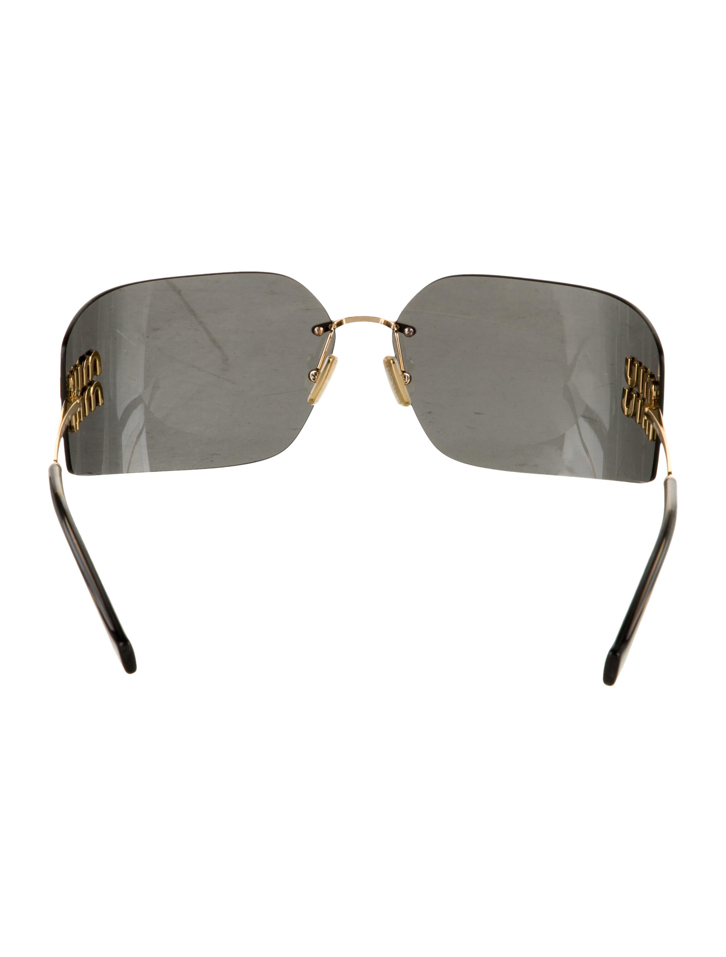 Miu Miu Oversize Tinted Sunglasses