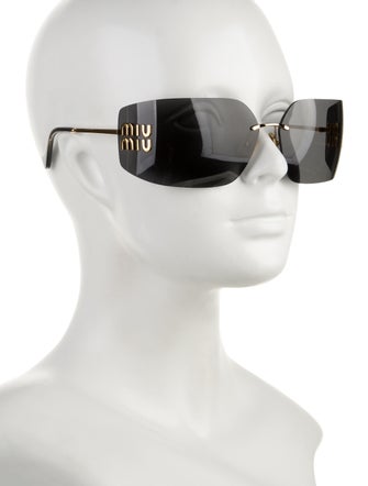 Miu Miu Oversize Tinted Sunglasses