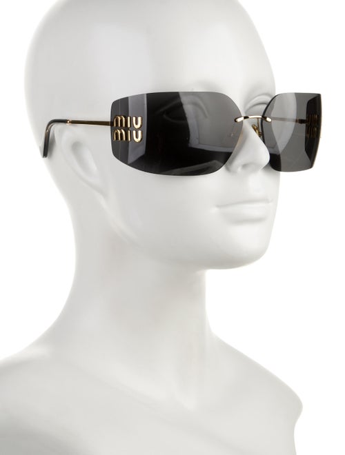 Miu Miu Oversize Tinted Sunglasses