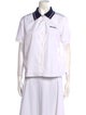 Miu Miu 2024 Short Sleeve Button-Up Top