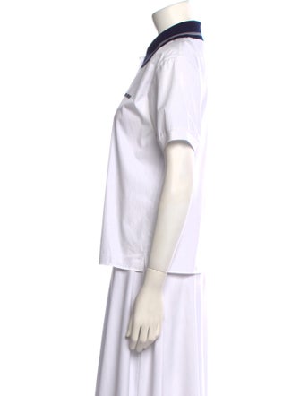 Miu Miu 2024 Short Sleeve Button-Up Top