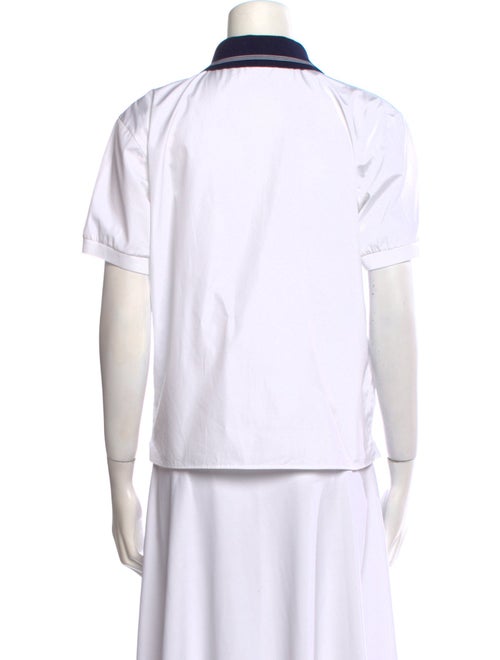 Miu Miu 2024 Short Sleeve Button-Up Top