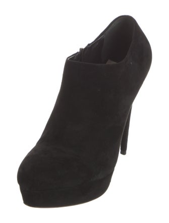 Miu Miu Suede Crystal Embellishments Boots