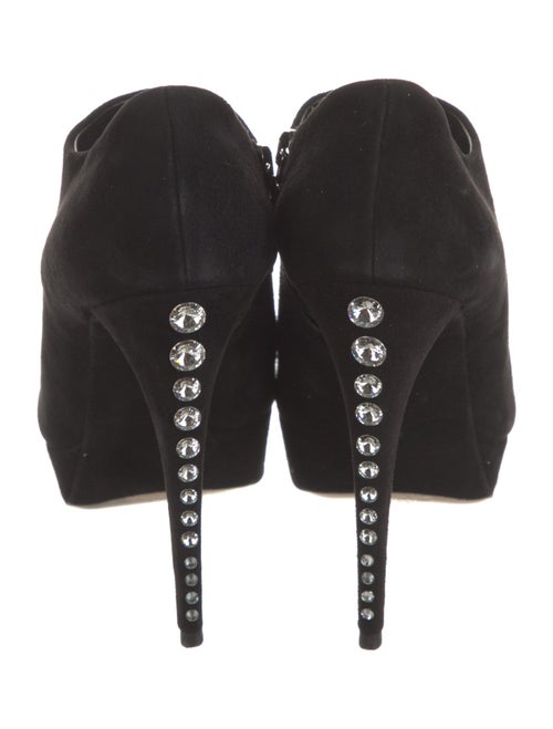 Miu Miu Suede Crystal Embellishments Boots