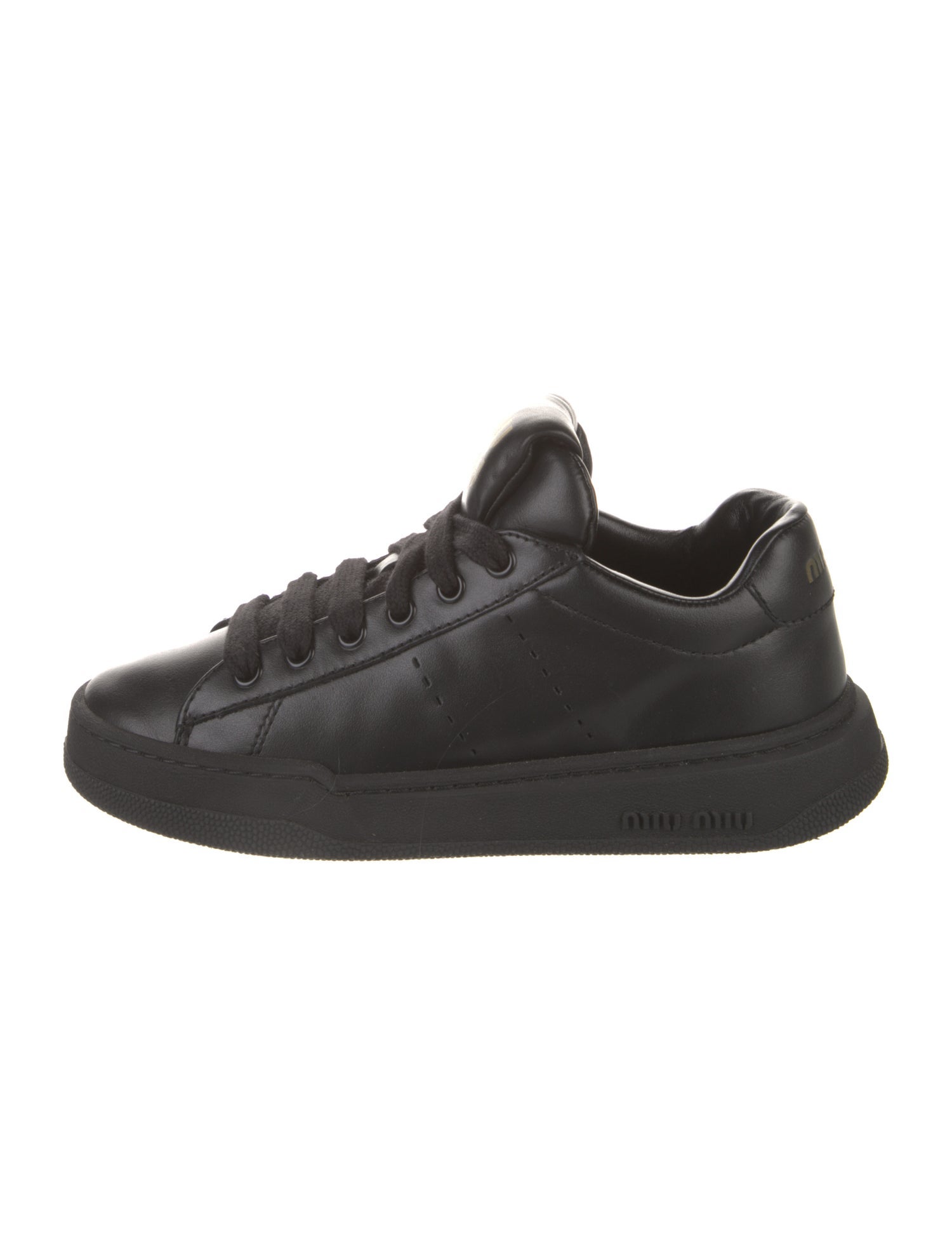 Miu Miu Leather Sneakers