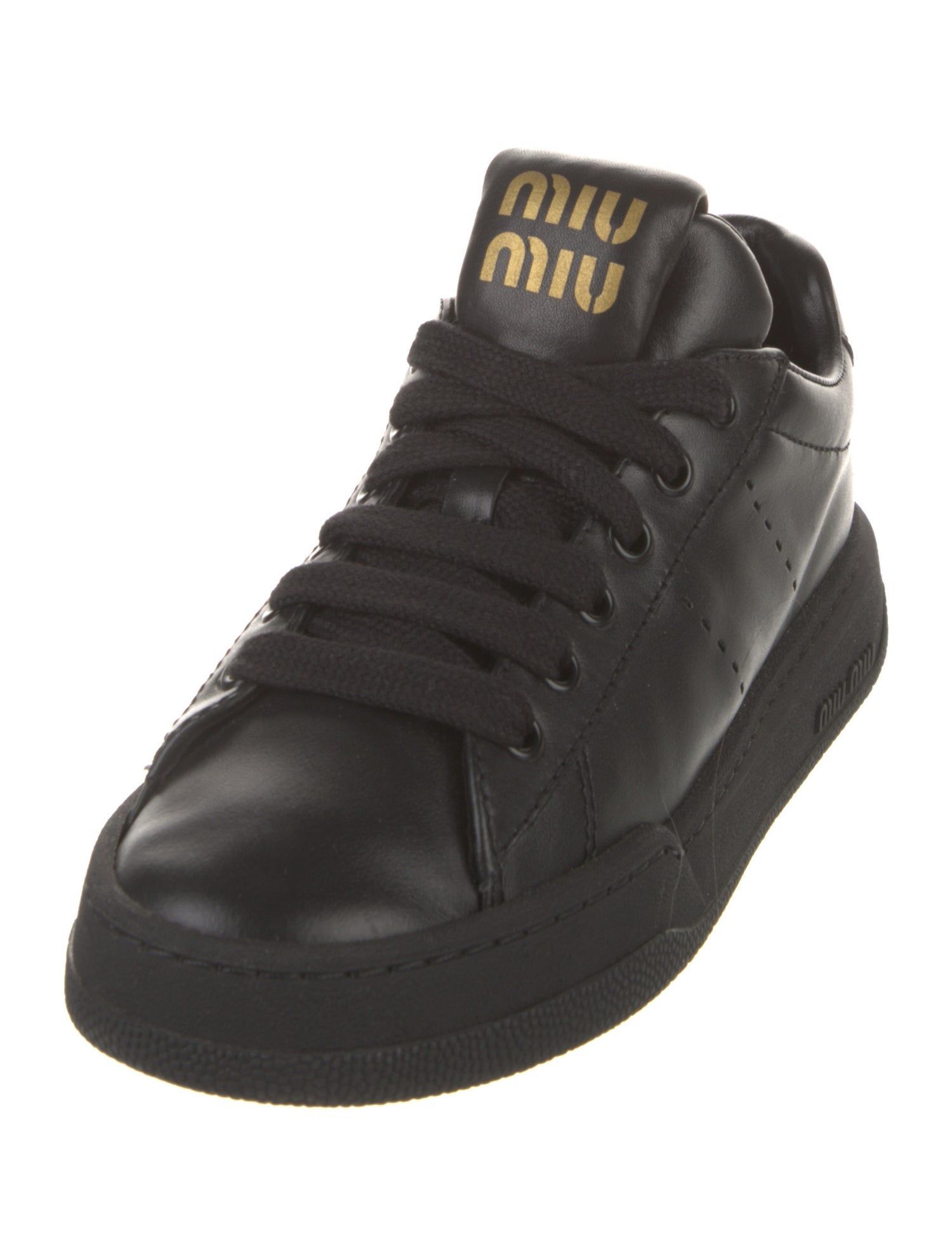 Miu Miu Leather Sneakers