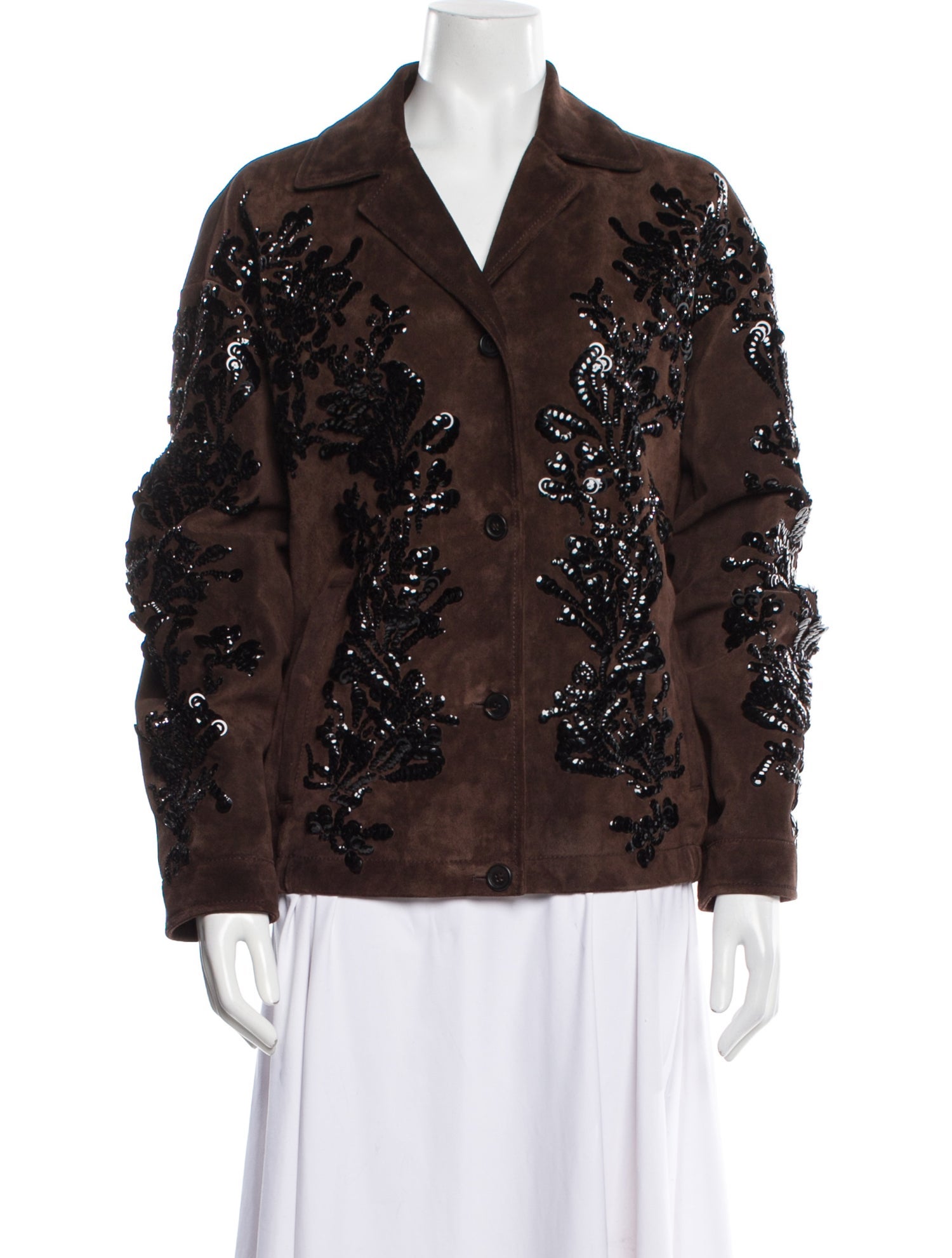 Miu Miu 2024 Suede Evening Jacket w/ Tags