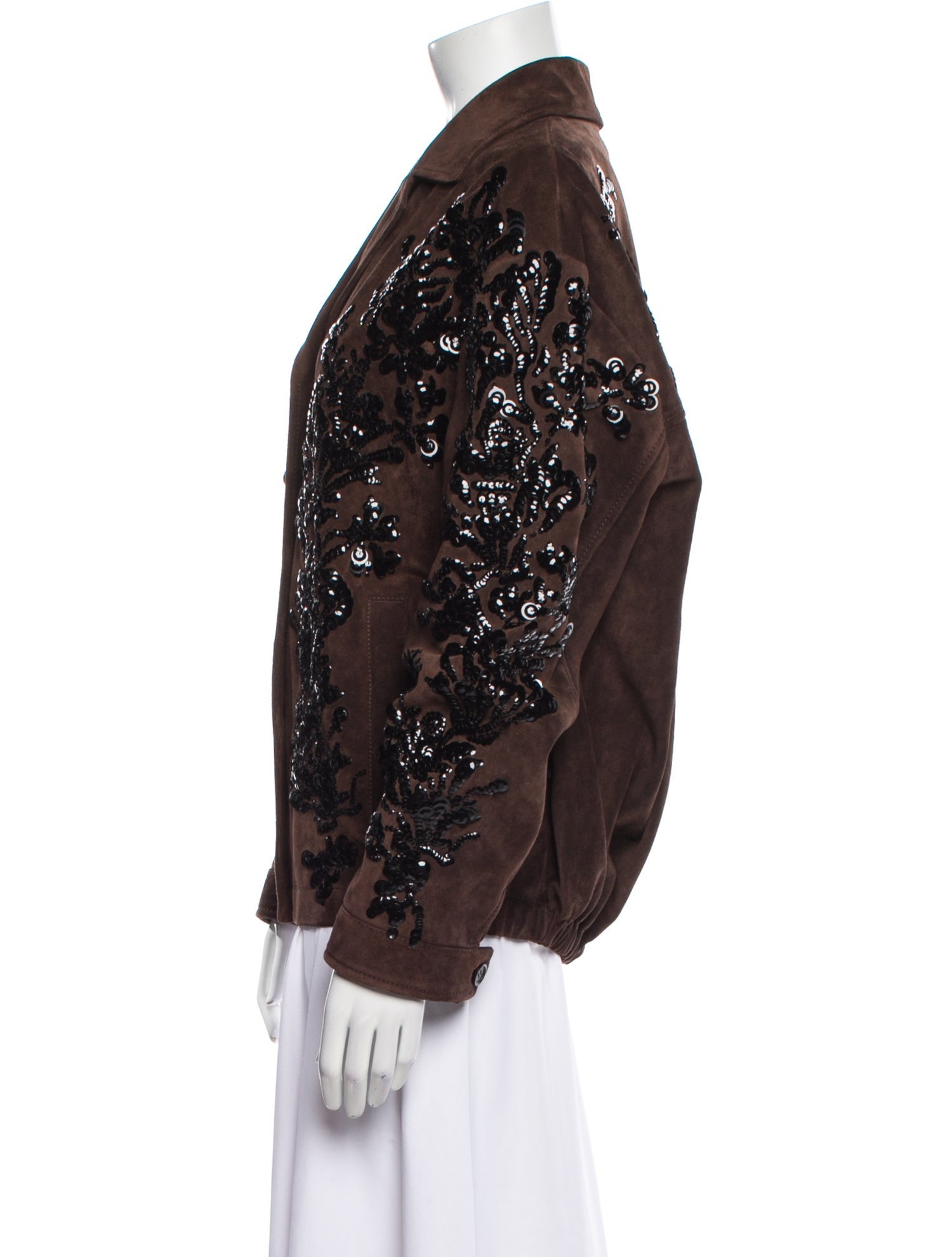 Miu Miu 2024 Suede Evening Jacket w/ Tags