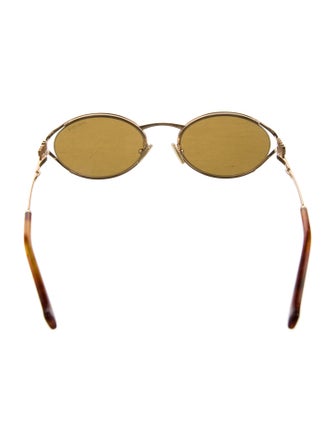 Miu Miu Round Tinted Sunglasses