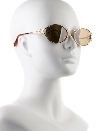 Miu Miu Round Tinted Sunglasses