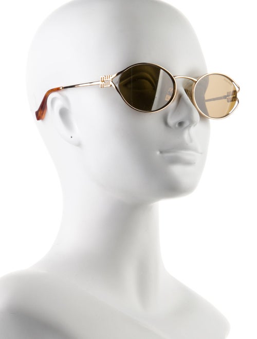 Miu Miu Round Tinted Sunglasses
