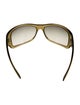 Miu Miu Shield Tinted Sunglasses
