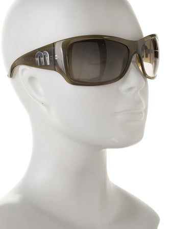 Miu Miu Shield Tinted Sunglasses