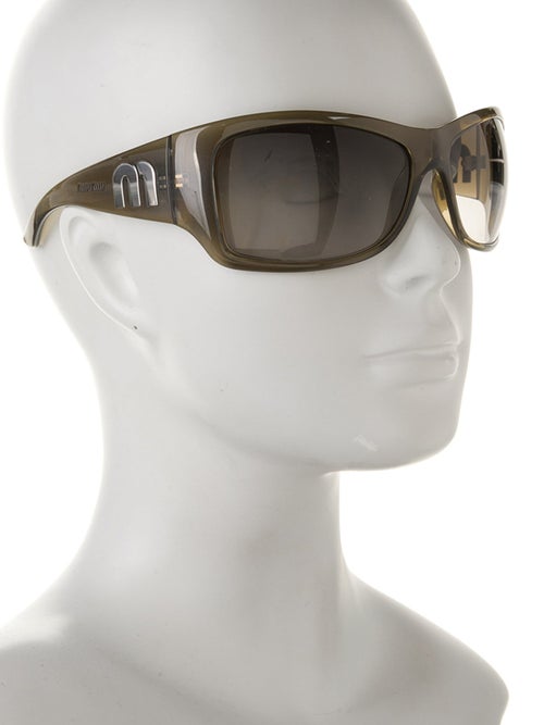 Miu Miu Shield Tinted Sunglasses