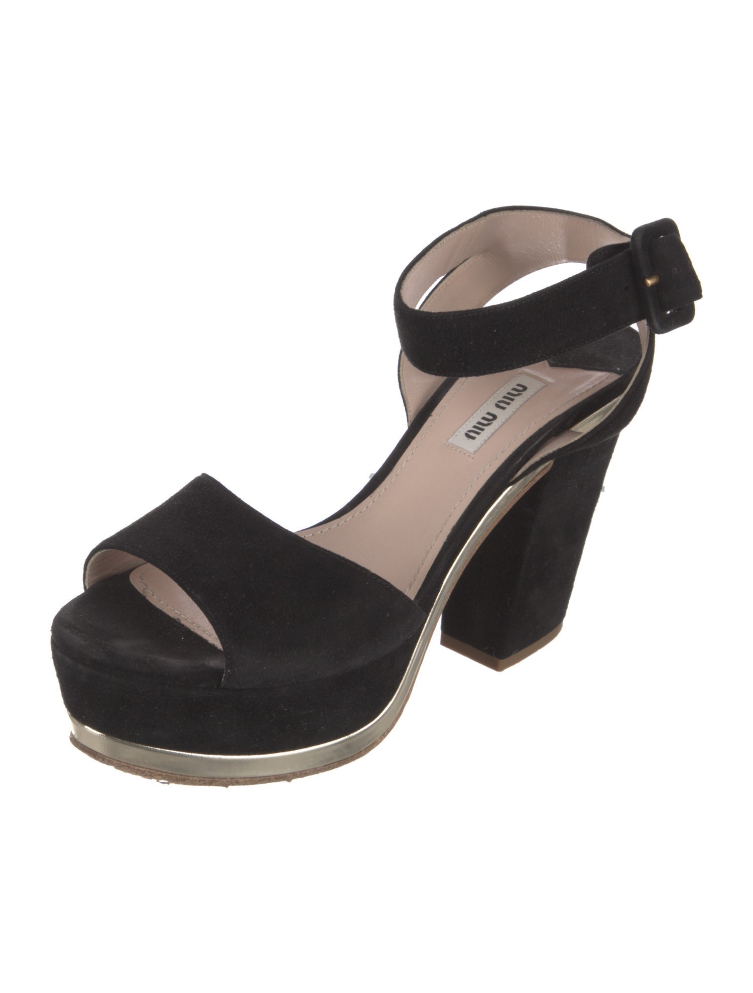 Miu Miu Suede Slingback Pumps