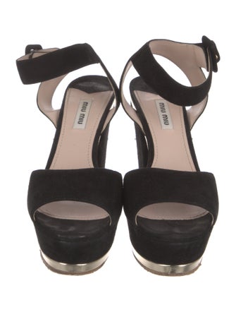 Miu Miu Suede Slingback Pumps