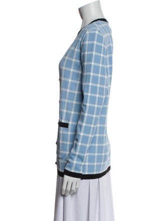 Miu Miu 2020 Plaid Print Blazer