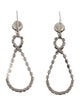 Miu Miu Crystal Teardrop Drop Earrings