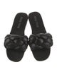 Miu Miu Leather Braided Accents Slides