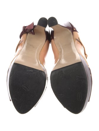 Miu Miu Patent Leather Printed Pumps