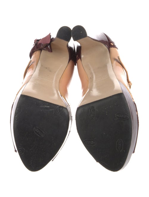 Miu Miu Patent Leather Printed Pumps