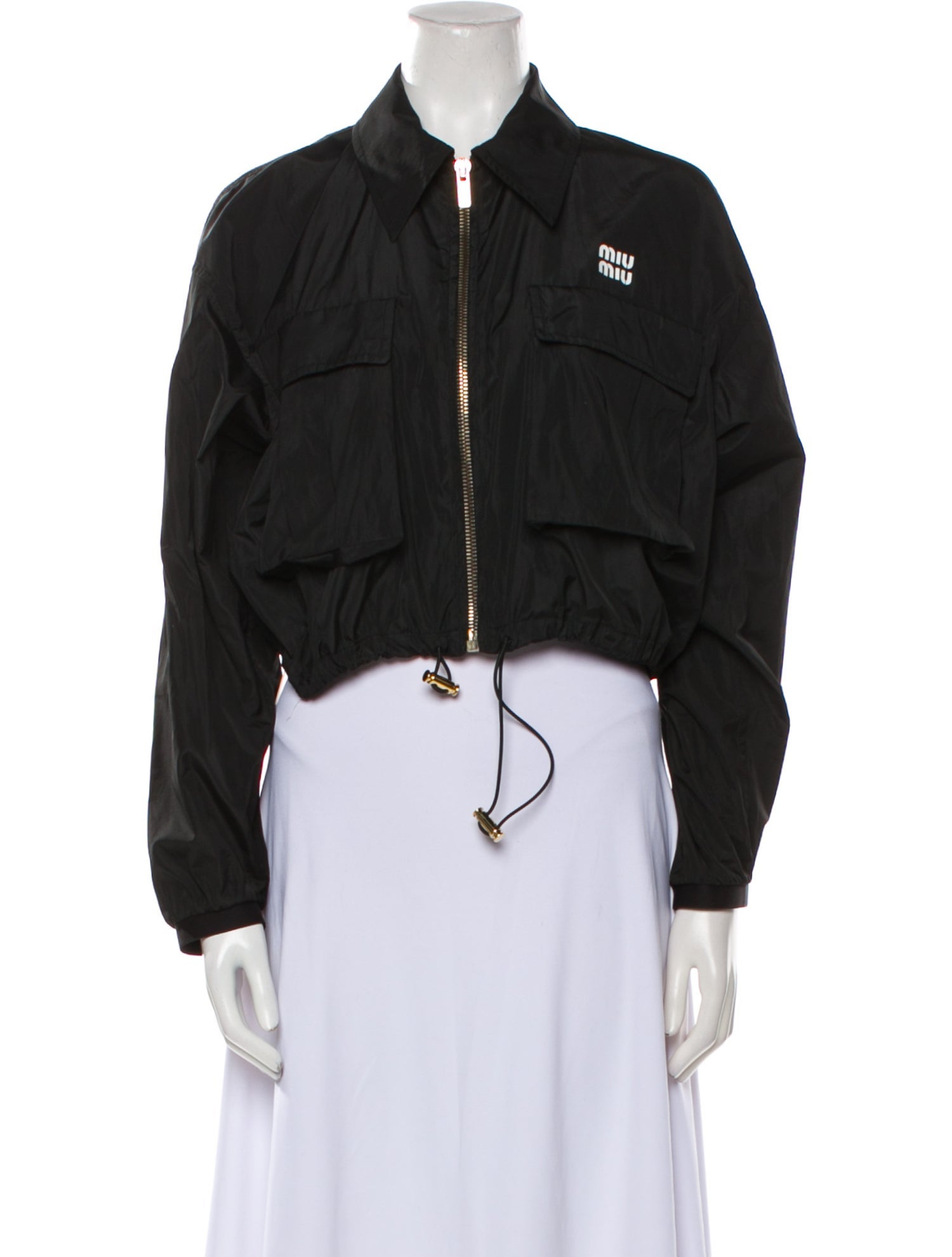 Miu Miu 2023 Technical Nylon Utility Jacket