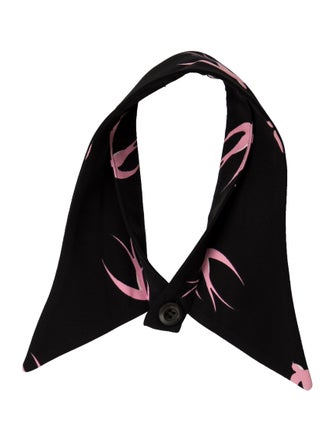 Miu Miu Silk Printed Scarf