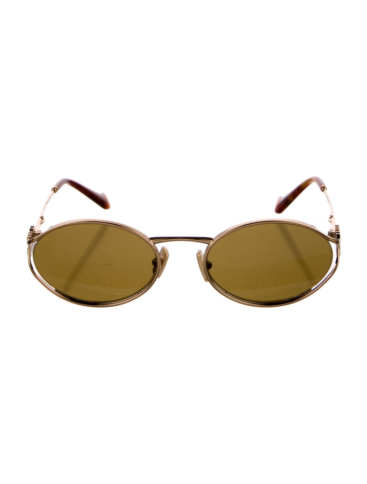 Miu Miu Round Tinted Sunglasses