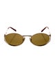 Miu Miu Round Tinted Sunglasses
