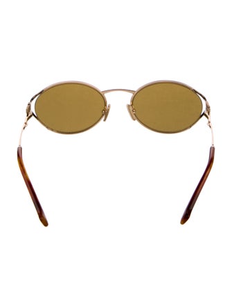 Miu Miu Round Tinted Sunglasses
