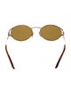 Miu Miu Round Tinted Sunglasses