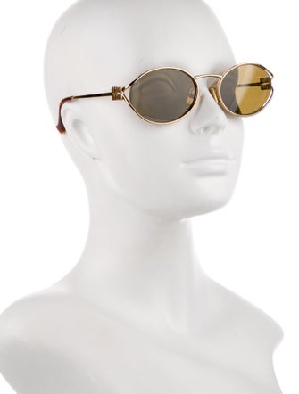 Miu Miu Round Tinted Sunglasses