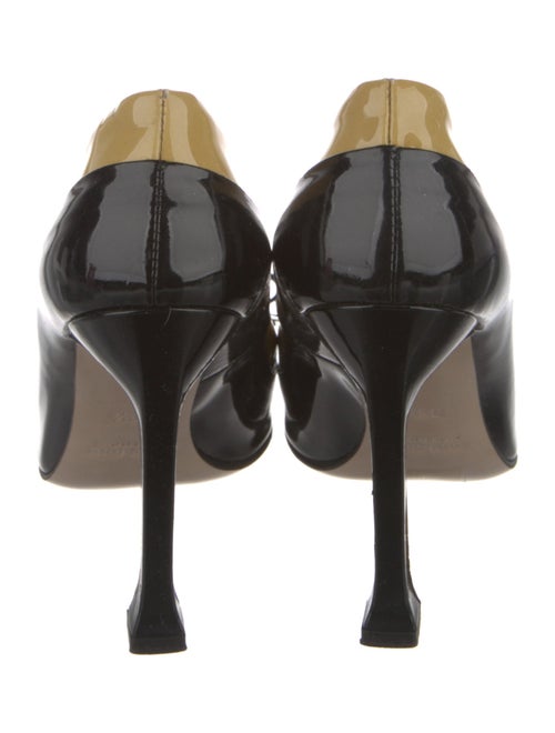 Miu Miu Patent Leather Bow Accents Pumps