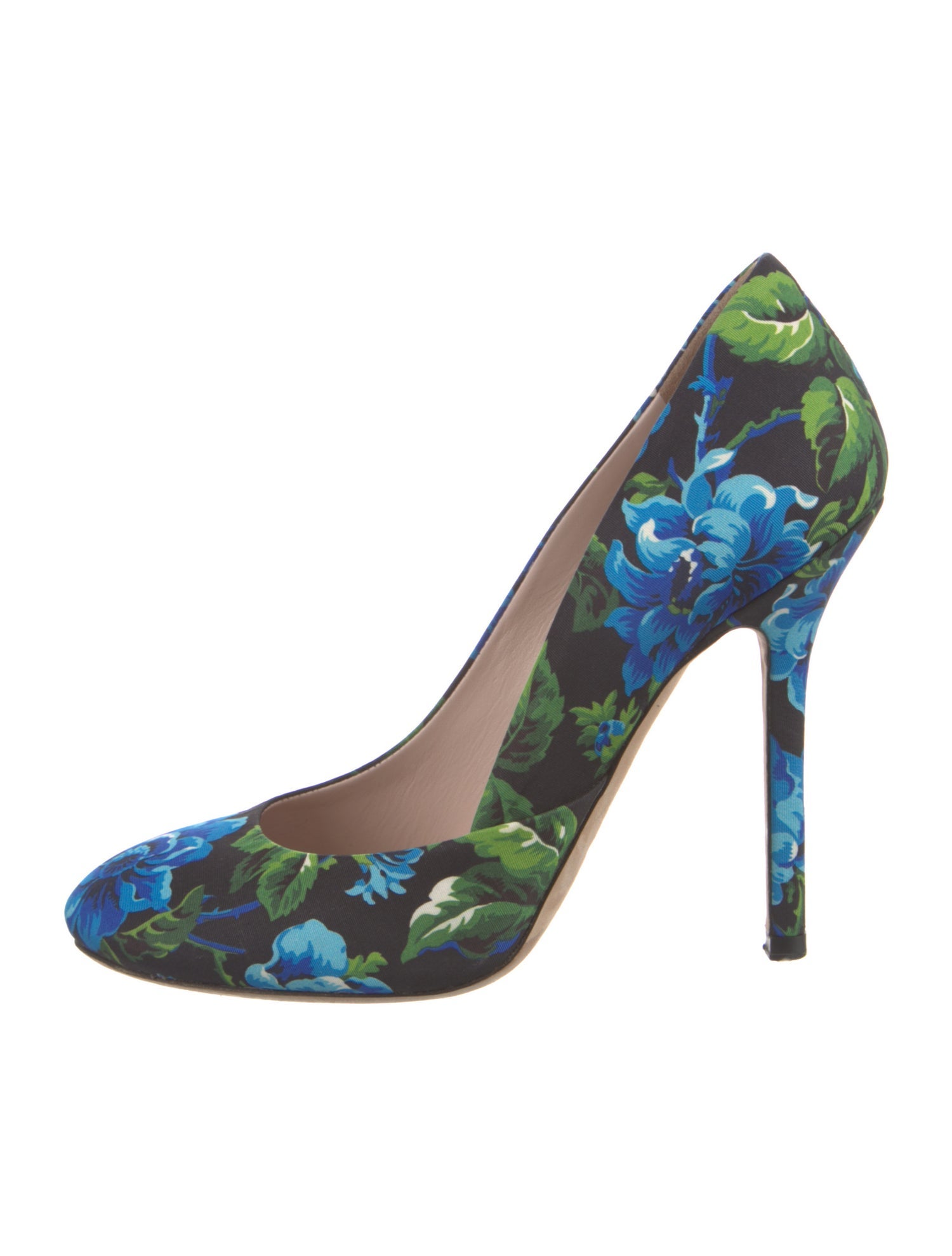 Miu Miu Floral Print Pumps