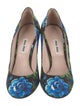 Miu Miu Floral Print Pumps