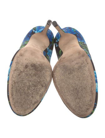 Miu Miu Floral Print Pumps