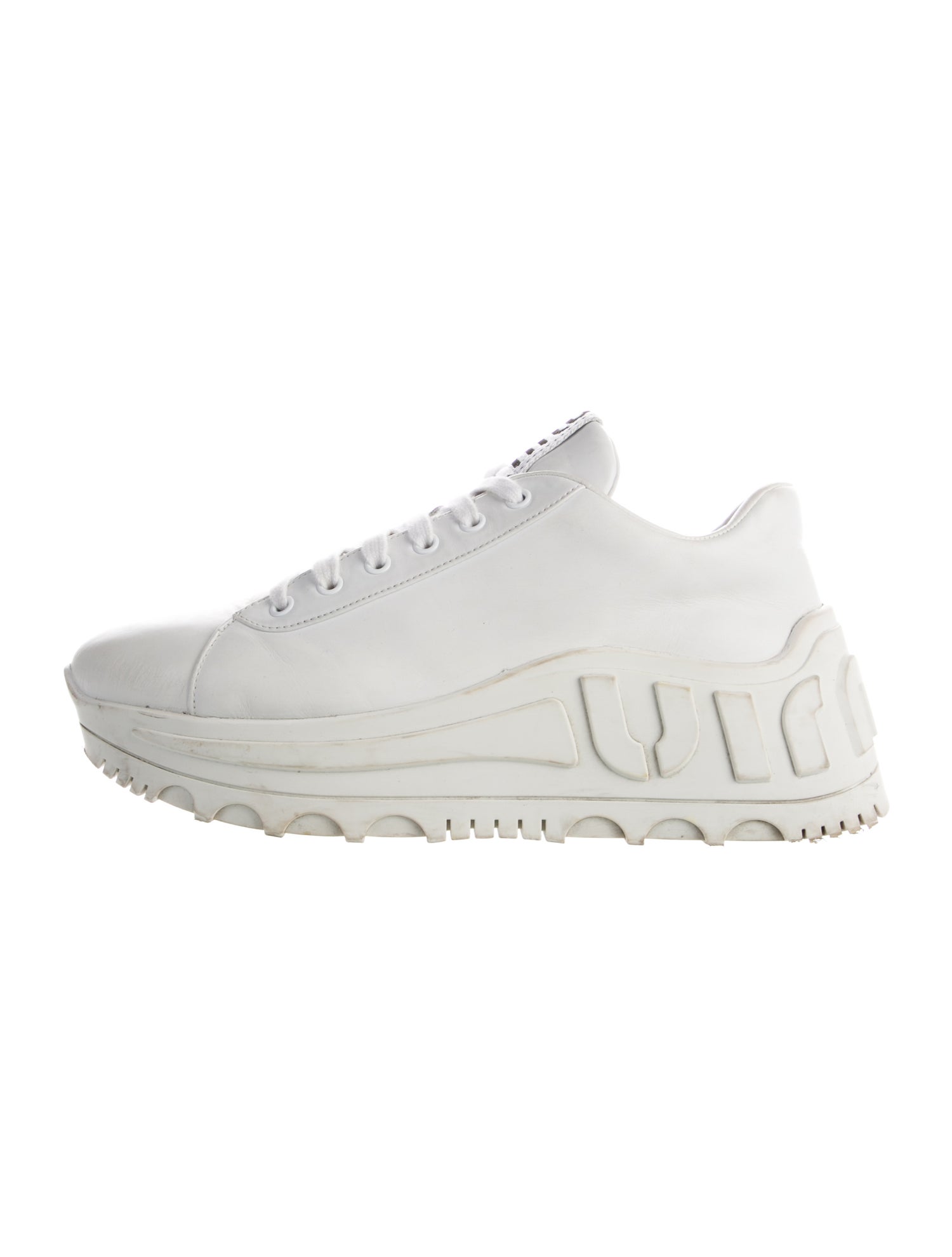 Miu Miu Leather Sneakers