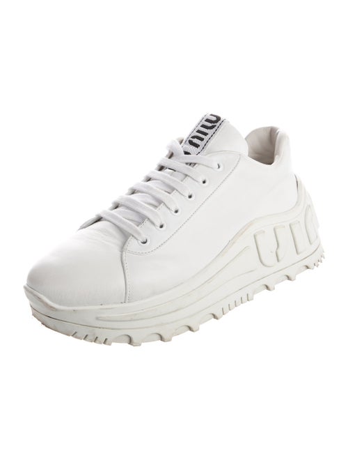 Miu Miu Leather Sneakers