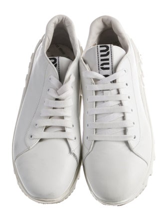 Miu Miu Leather Sneakers