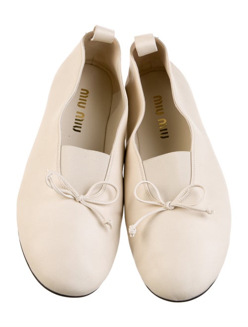 Miu Miu Leather Ballet Flats