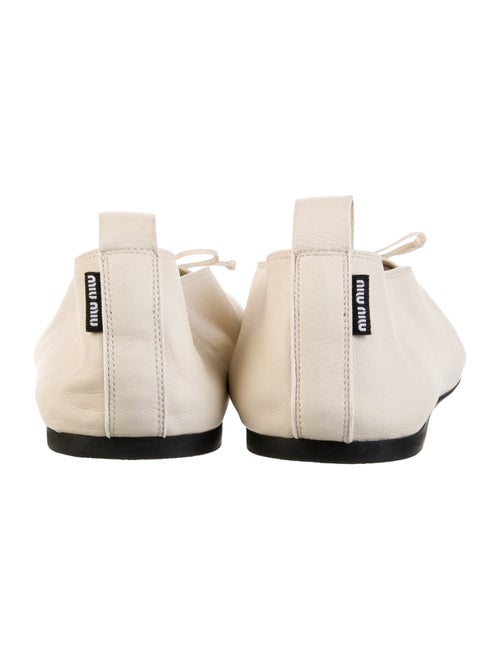 Miu Miu Leather Ballet Flats