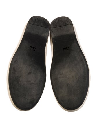 Miu Miu Leather Ballet Flats